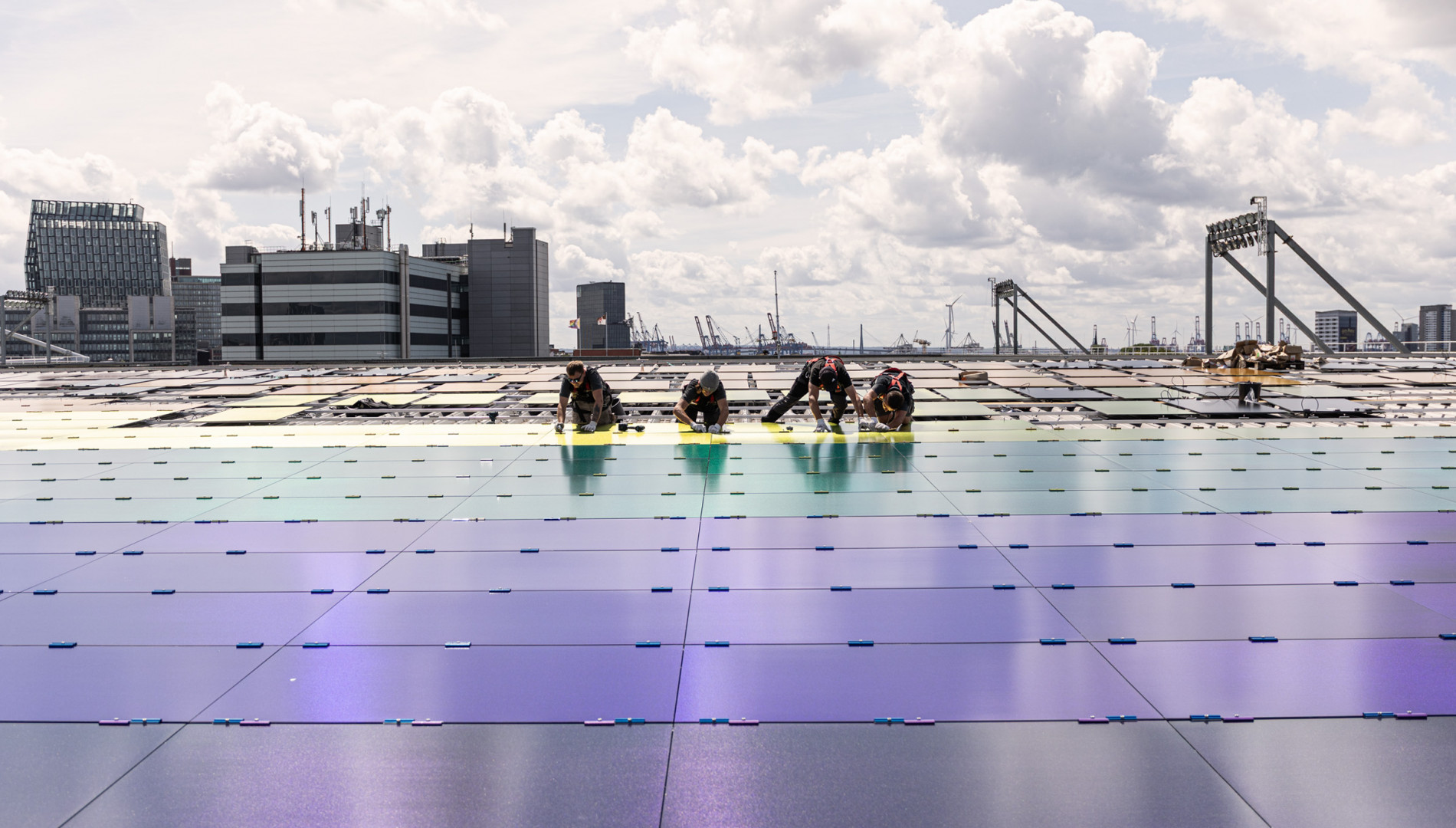 Regenbogensolar Photovoltaik Anlage von ECM GmbH